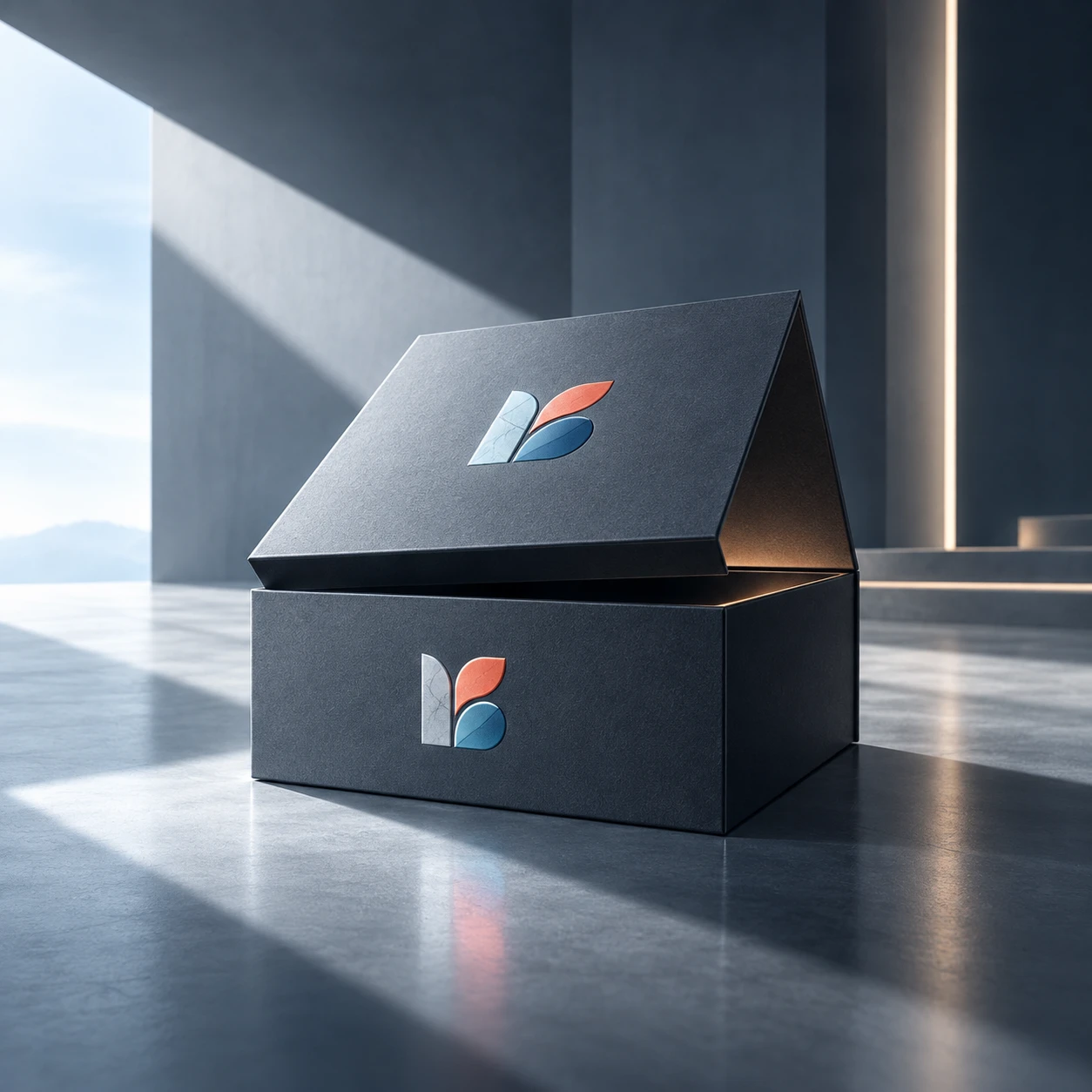 Brand packaging with stronger color emphasis